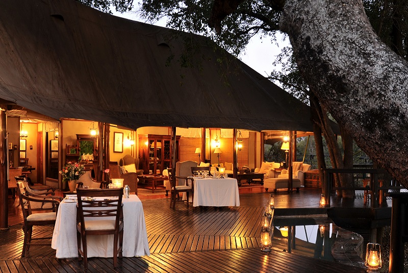 Hamiltons Tented Camp Dining Area
